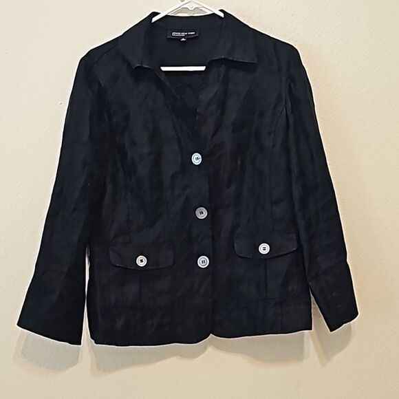 Jones New York collection linen blazer size 6 - Picture 1 of 10
